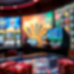 Virtual casino gaming interface